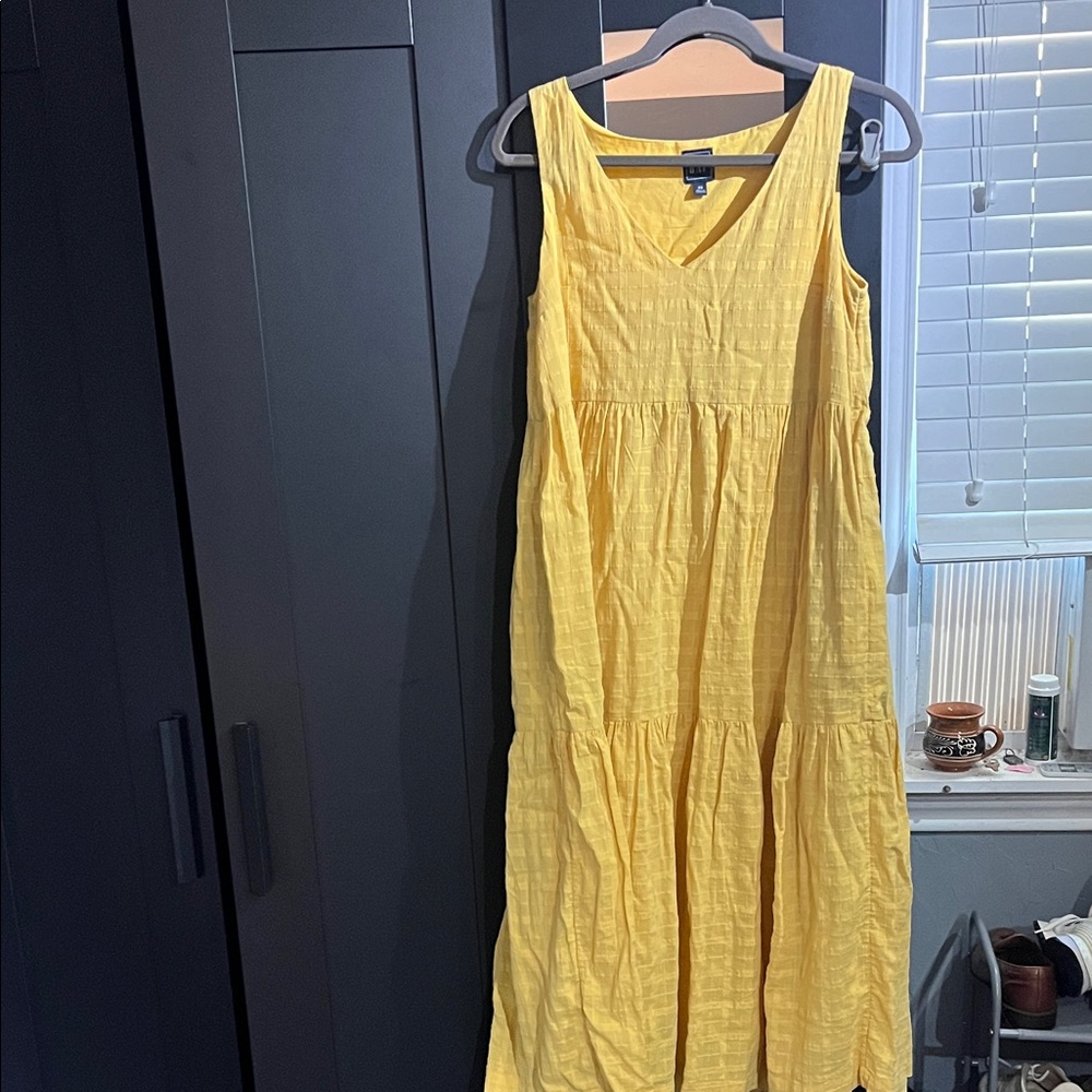 GAP Yellow Maxi Dress